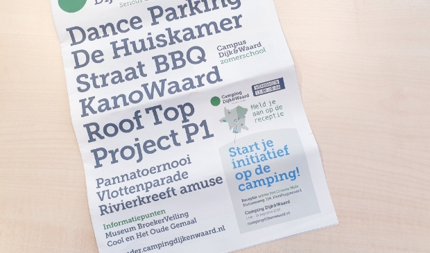 De eerste editie van de Campingkrant is uit.