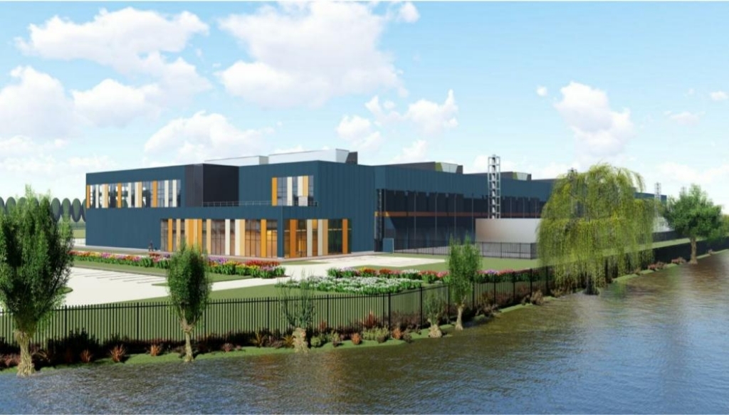 Artist Impression Datacenter Westerlanderweg in Middenmeer
