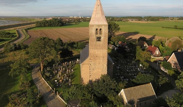 De kerk in Oosterland.