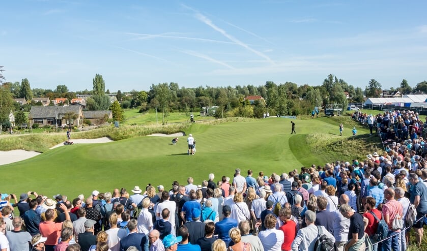 Drukte bij het KLM Open op The International. Bernardus Golf komt nu dus pas volgend jaar aan bod.