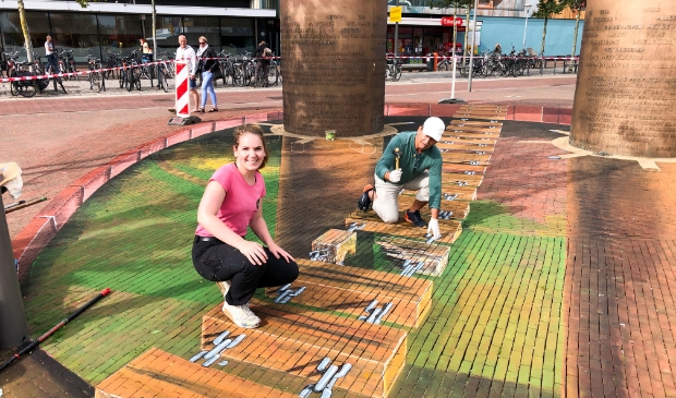 Het winkelend publiek maakt opnieuw kennis met optische illusies in Den Helder.