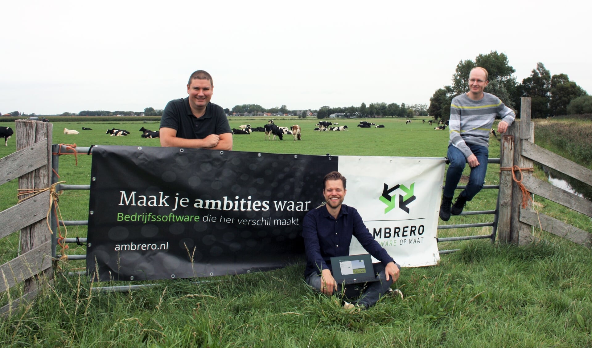 deel van Ambrero's SBLk projectteam: Martijn, Bart en Jacco. (Foto: Elisa Kossen)