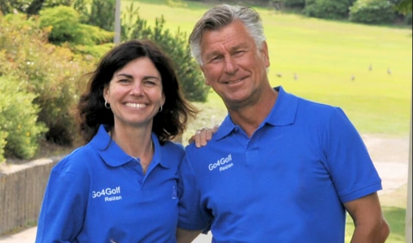 Bernadette en Peter van Pelt. ,,We hebben met Go4Golf gekozen voor bestemmingen die populair zijn en wilden dáár de beste in worden.’’