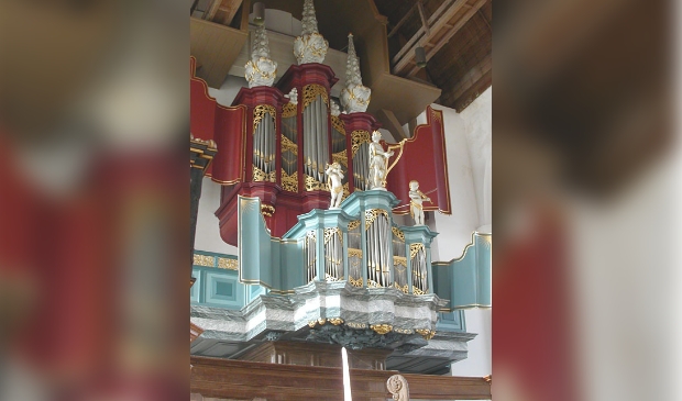 <p>Prachtige orgel in de kerk in Edam. (Foto: aangeleverd)</p>