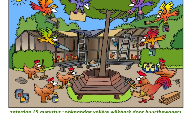Buurtbewoners gaan zaterdag aan de slag.