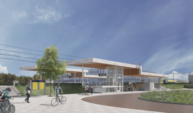 <p>Zo ziet station Noord er straks uit. (Impressie: archief)</p>