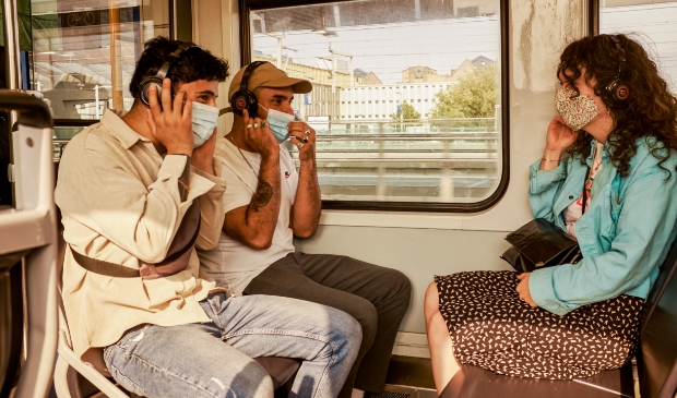 <p>Rijdende metro decor van talkshow.<br><br></p>