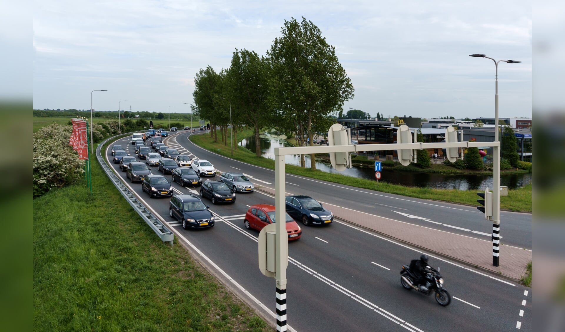 Kruispunt in Hoofddorp.