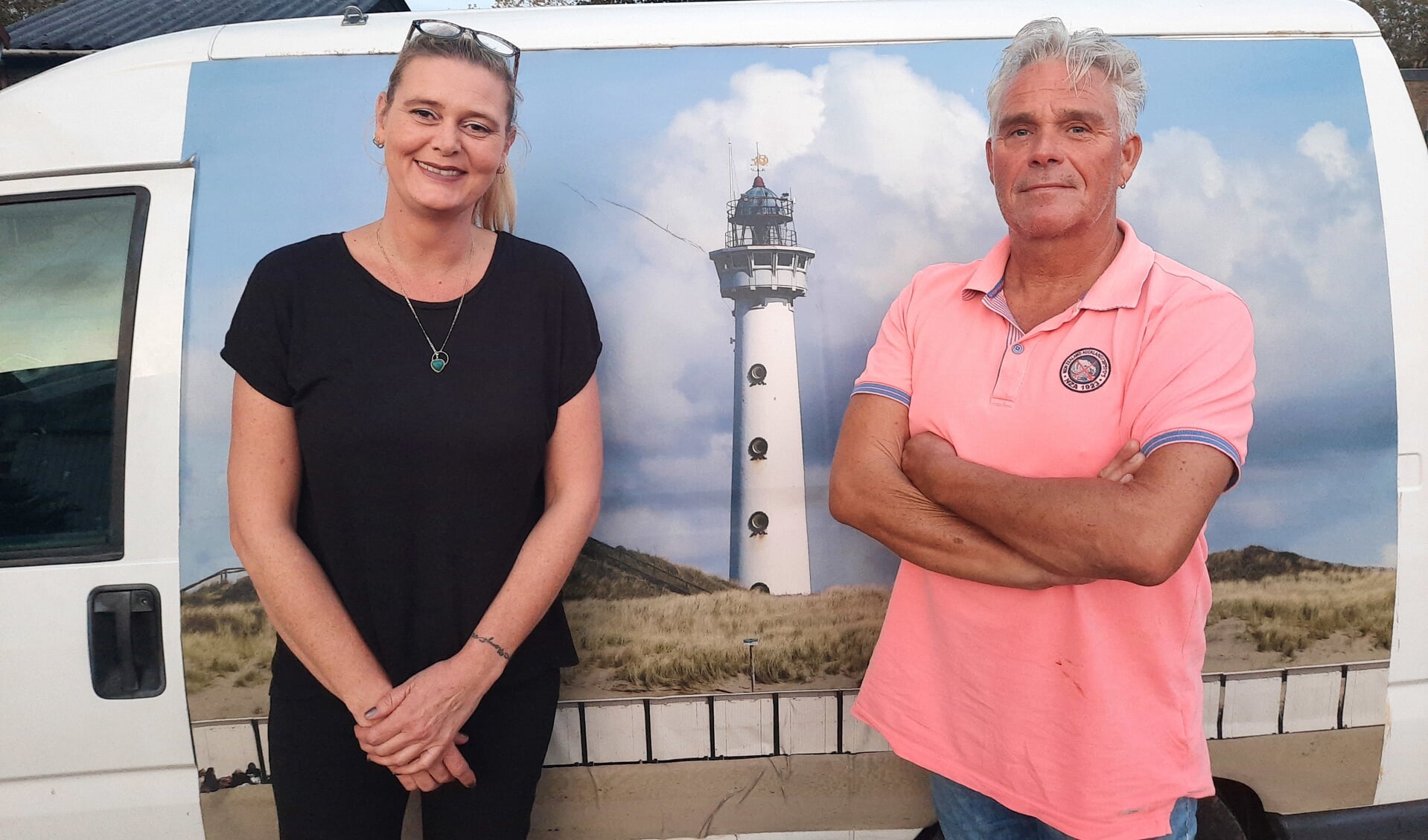 Erwin en Marja Palsma moedig voorwaarts in Egmond aan Zee