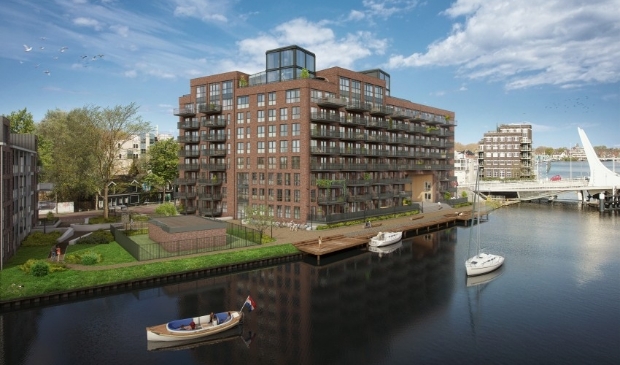 <p><em>Impressie appartementencomplex, start bouw van het complex is deze week gestart</em></p>