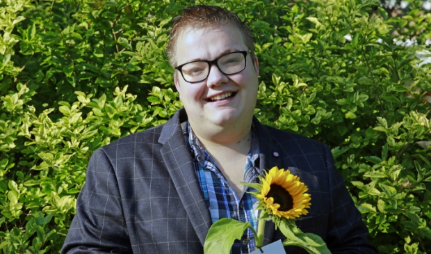 De kersverse voorzitter van de Zonnebloem Langedijk Noord Roy Korbijn.