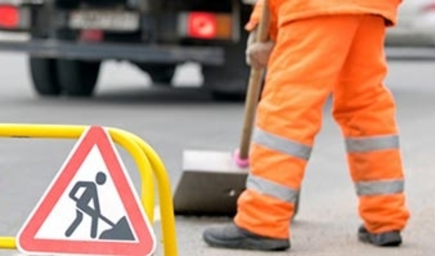 <p>Werk aan de weg in Waldijk.</p>