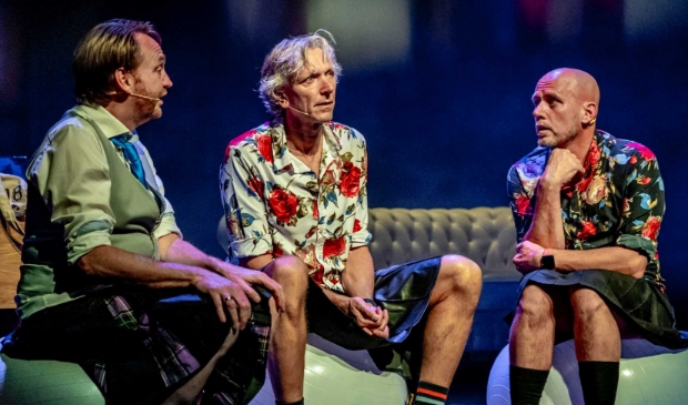 <p>Cabaretformatie 'Niet Schieten'.</p>