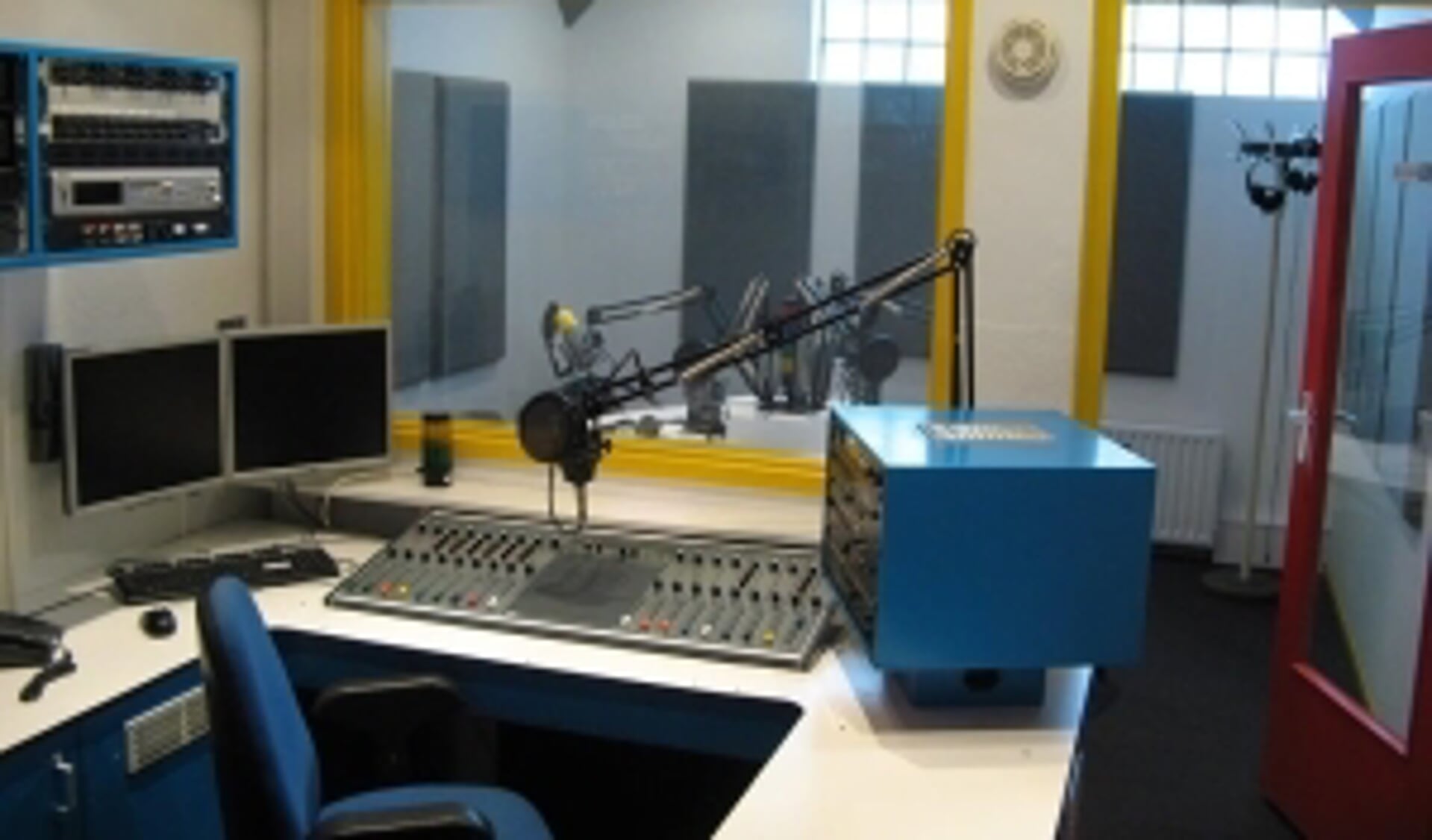 Studio van Radio Beverwijk.