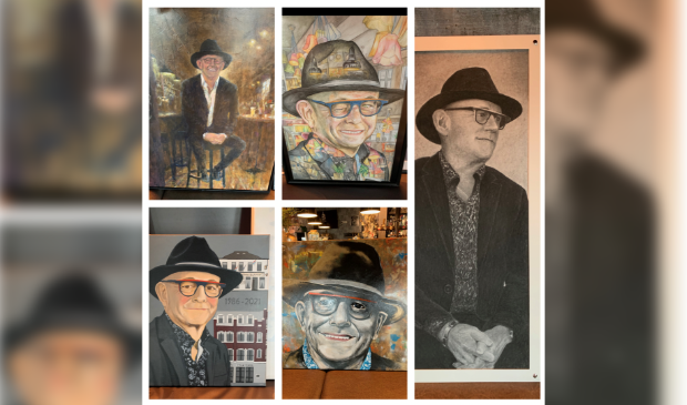 <p>Enkele van Frans Spijkerman gemaakte portretten.</p>