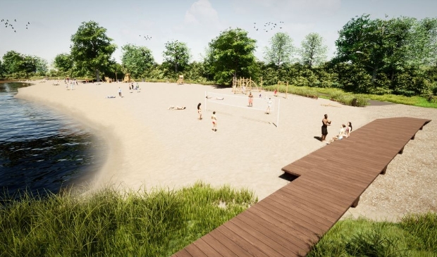 <p>Het Lutjestrand krijgt een zwembassin.</p>