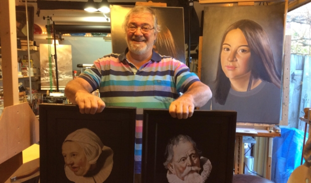 <p>Gerard Luten in zijn atelier.</p>