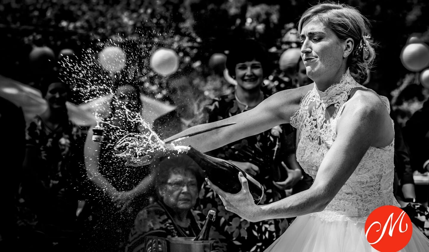 Een van de vier winnende foto's van de beste bruidsfotograaf van de Benelux.