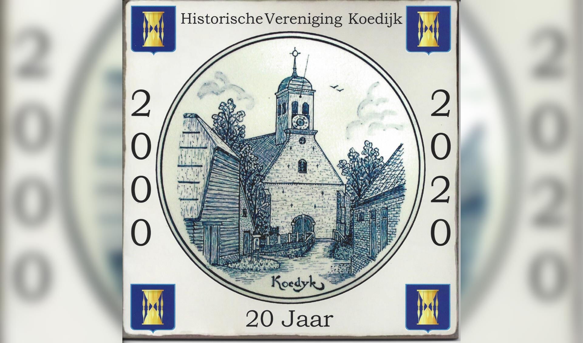 Mijlpaal voor de Historische Vereniging Koedijk.