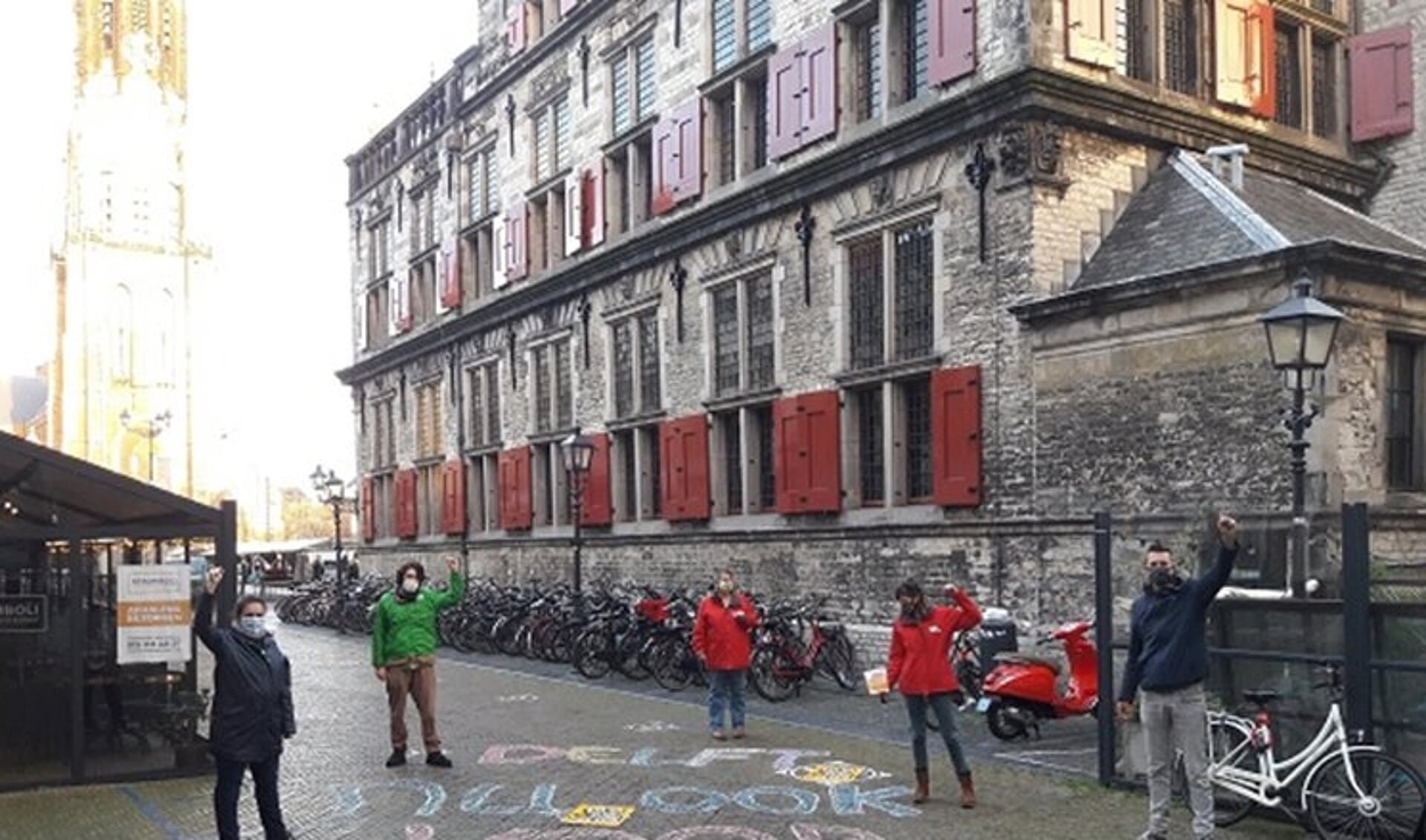 Ook in Haarlem komen actievoerders zaterdag samen.
