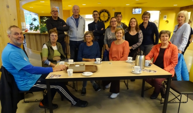 <p>De wandelgroep op woensdagochtend.</p>