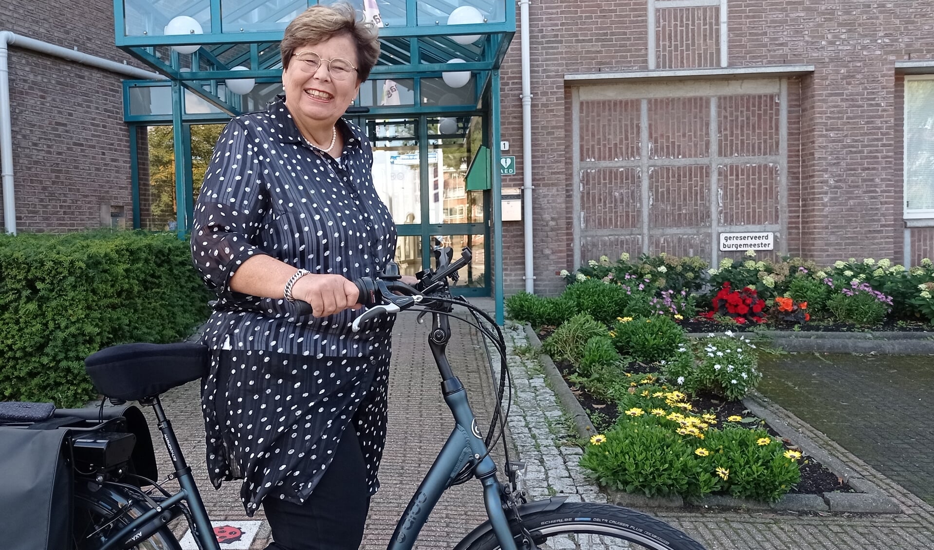Burgemeester Marina van der Velde is klaar voor een nieuwe toekomst.