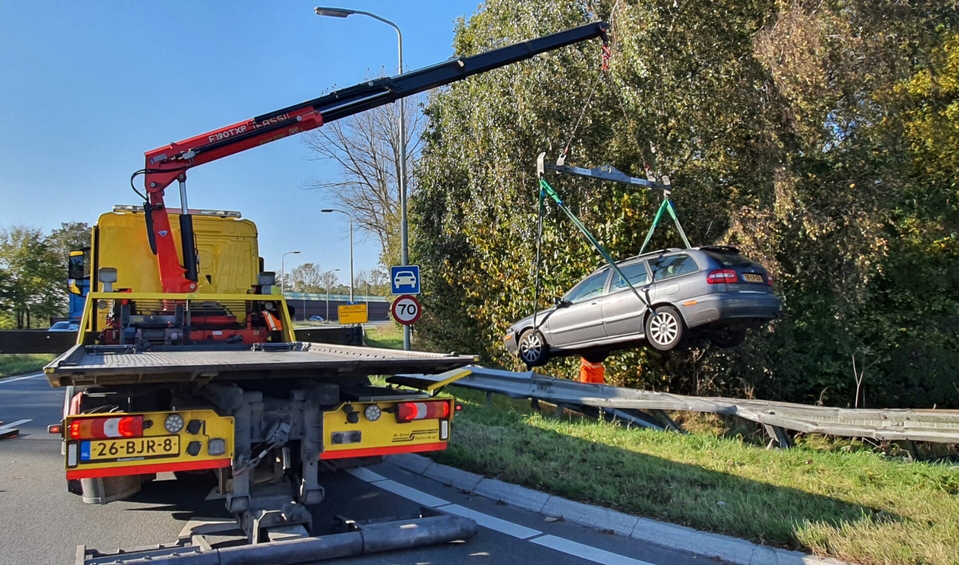 Remmen los op de Nollenweg.