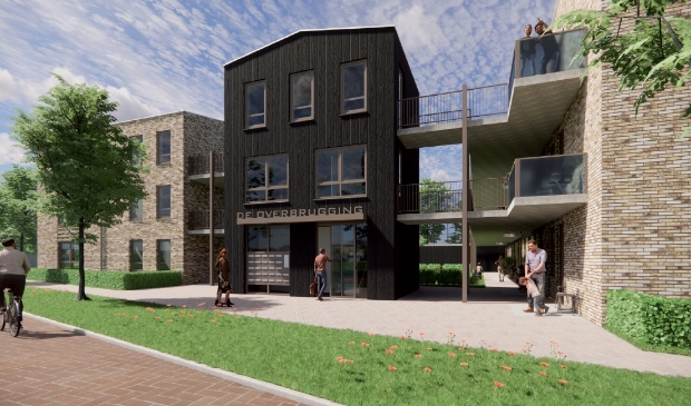 <p>Artist impressie nieuw appartementengebouw voor Woonstichting Langedijk </p>