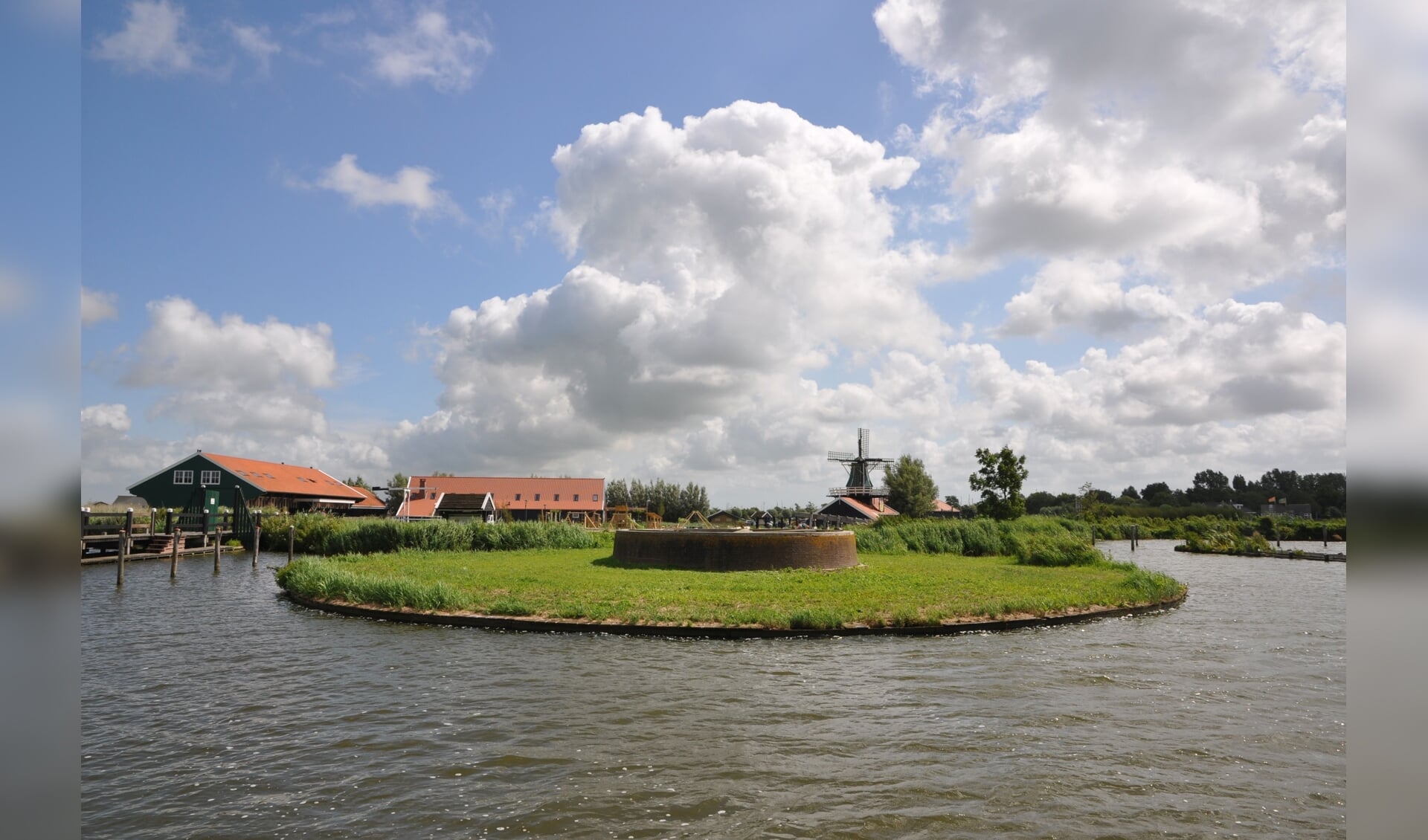 Erfgoedpark De Hoop bij het Uitgeestermeer.