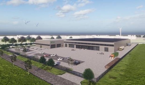 <p>In dit pand vindt straks hypermoderne productiefaciliteit plats voor de prefabricage van woningen. </p>