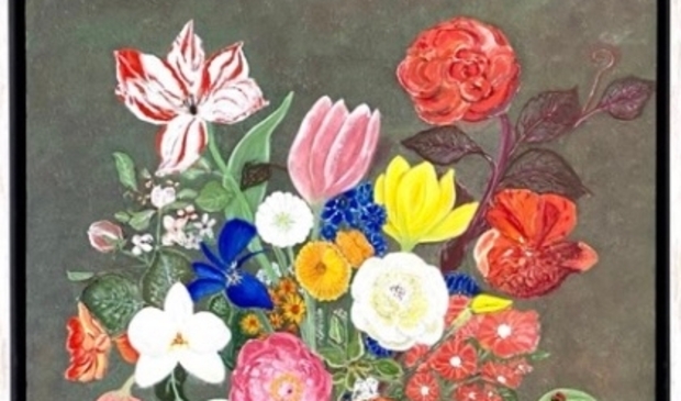 <p>Bloemen van Gerard Besseling (uitsnede).</p>