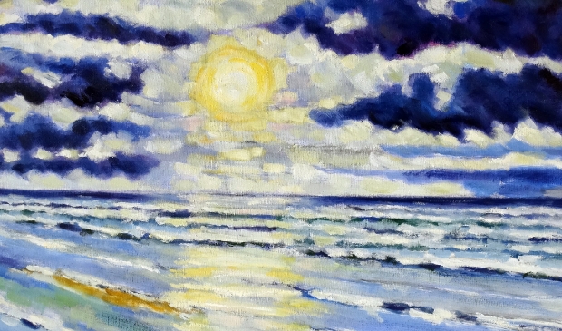 <p>Avondlicht.</p>