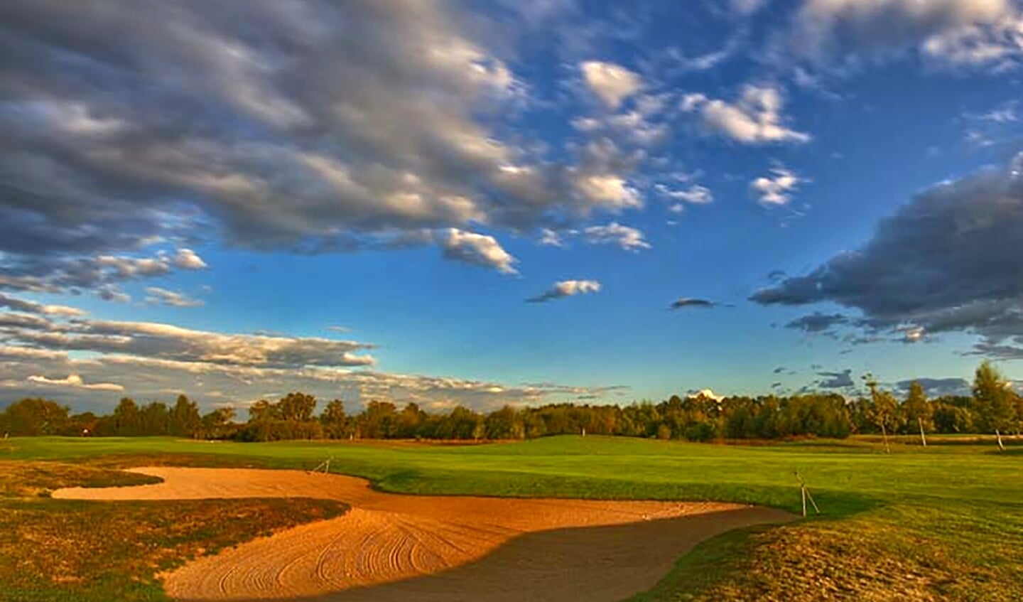 De prachtige golfclub Varus in het Osnabrücker Land.