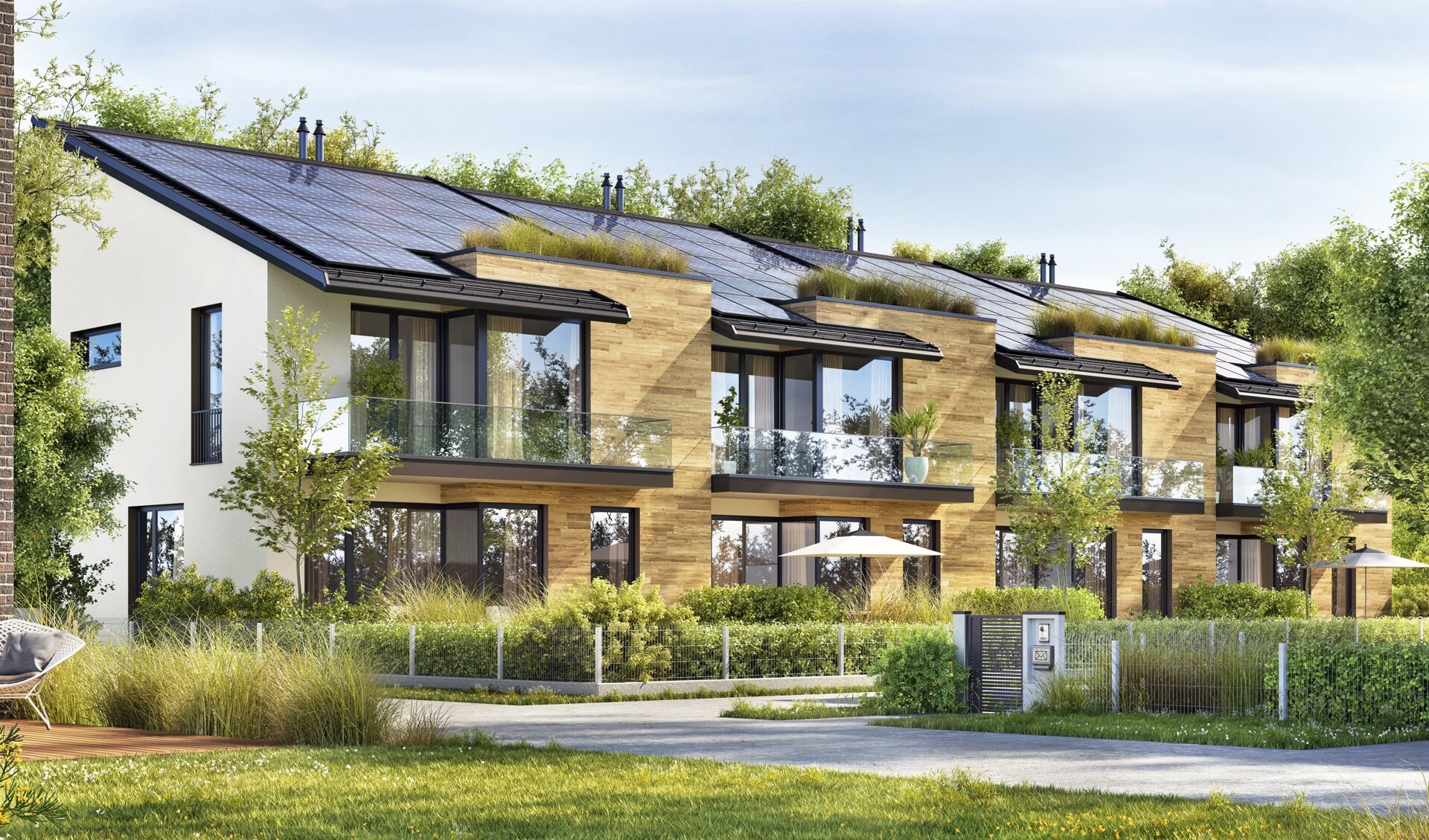 Ecowijken zijn perfect geïsoleerd én voorzien van zonnepanelen.