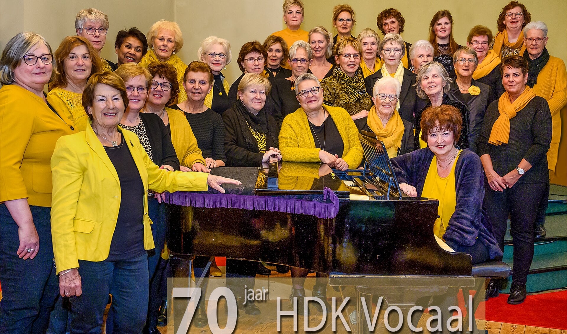 Het 70-jarig bestaan van het vrouwenkoor HDK Vocaal.