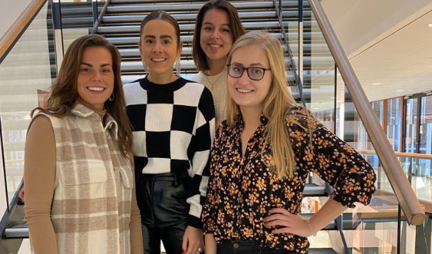 <p>Van links naar rechts Brenda, Anne-Fleur, Melissa en Nadine.</p>