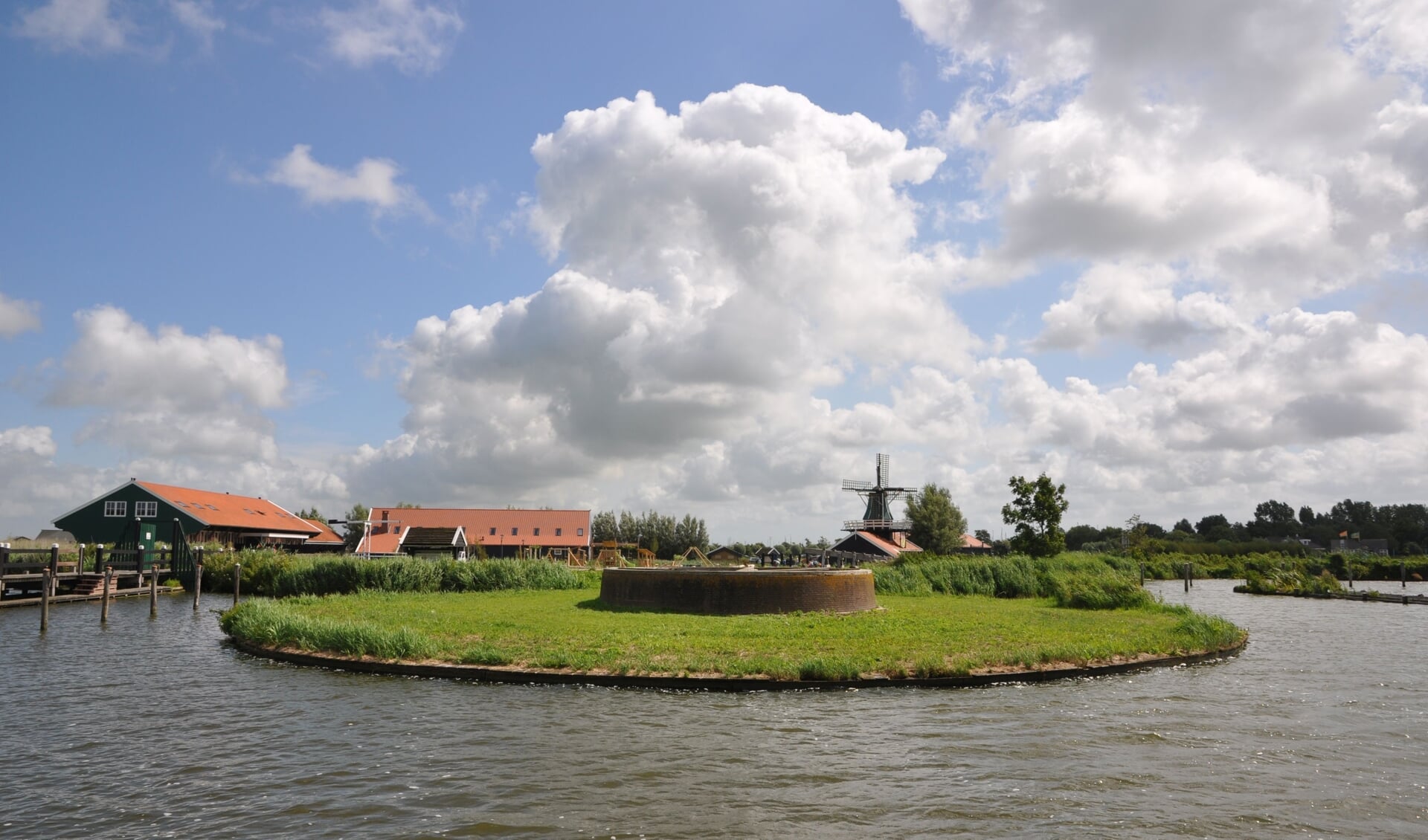 Erfgoedpark De Hoop bij het Uitgeestermeer. 