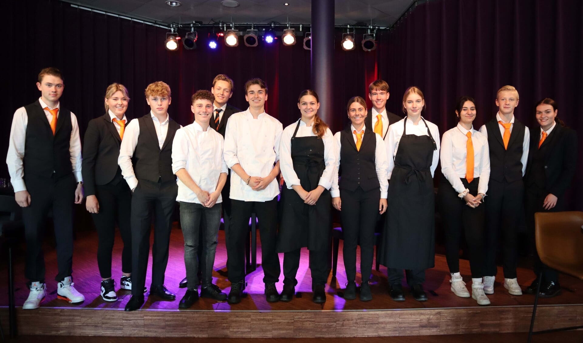 Talentvolle studenten van het Horizon College verzorgen dit theaterseizoen de diners bij Cool.