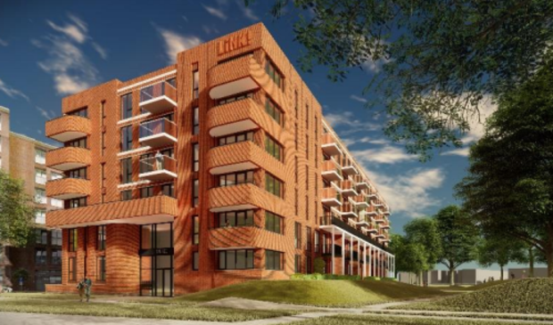 <p>Impressie van toekomstig gebouw LINK! </p>