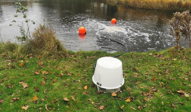 <p>Een beluchtingspomp zorgt voor meer zuurstof in het water.</p>