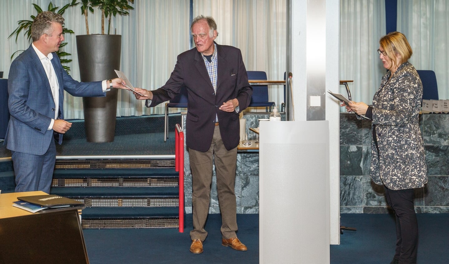 De overhandiging van het manifest van ZZWW.