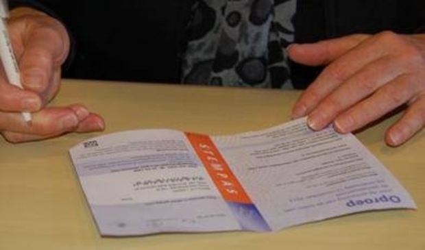 Een aantal Heerhugowaards had geen stempas ontvangen.
