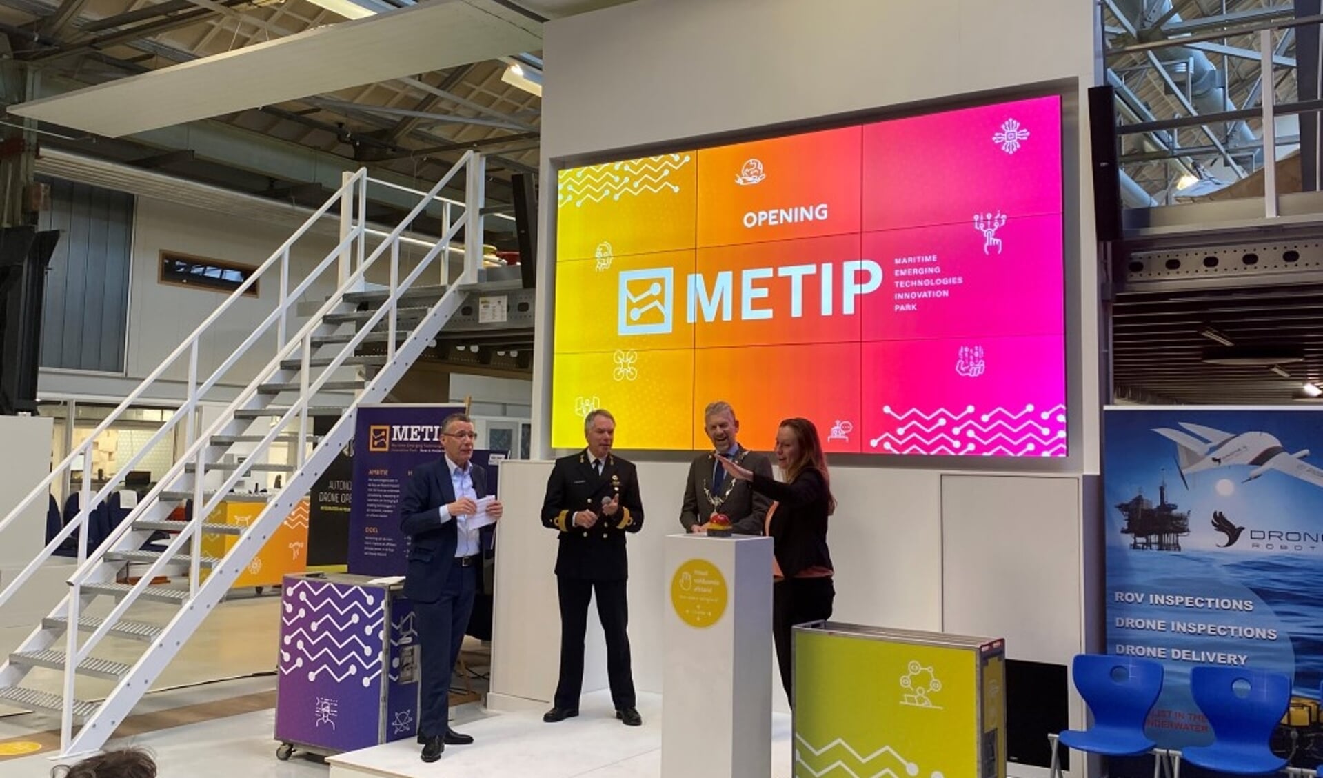 De opening van METIP.