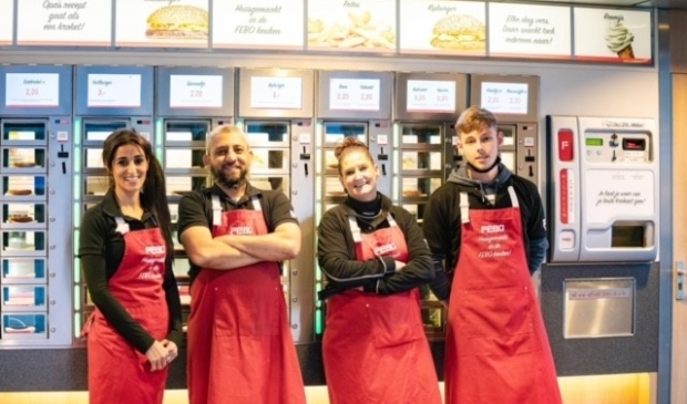 Het team van FEBO Buikslotermeerplein.