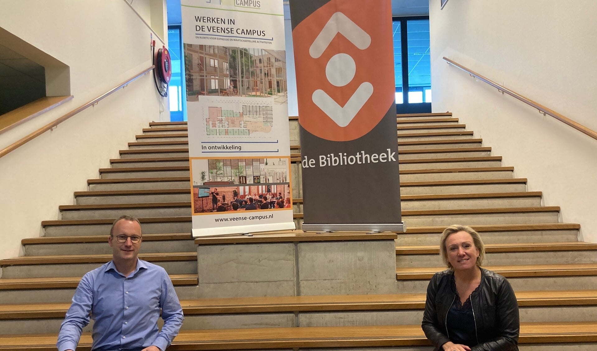 De bibliotheek in Roelofarendsveen gaat verhuizen naar de nieuwe Tech Campus ‘De School'. 