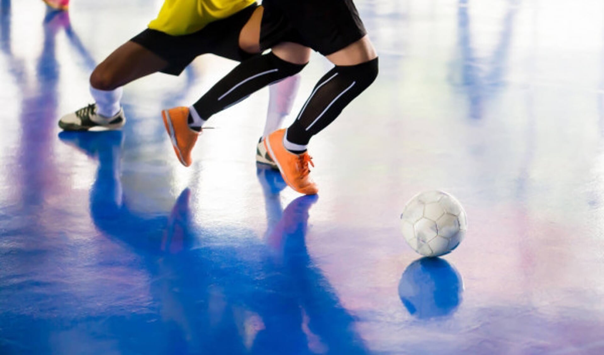 Recreatief zaalvoetbal in Heerhugowaard.