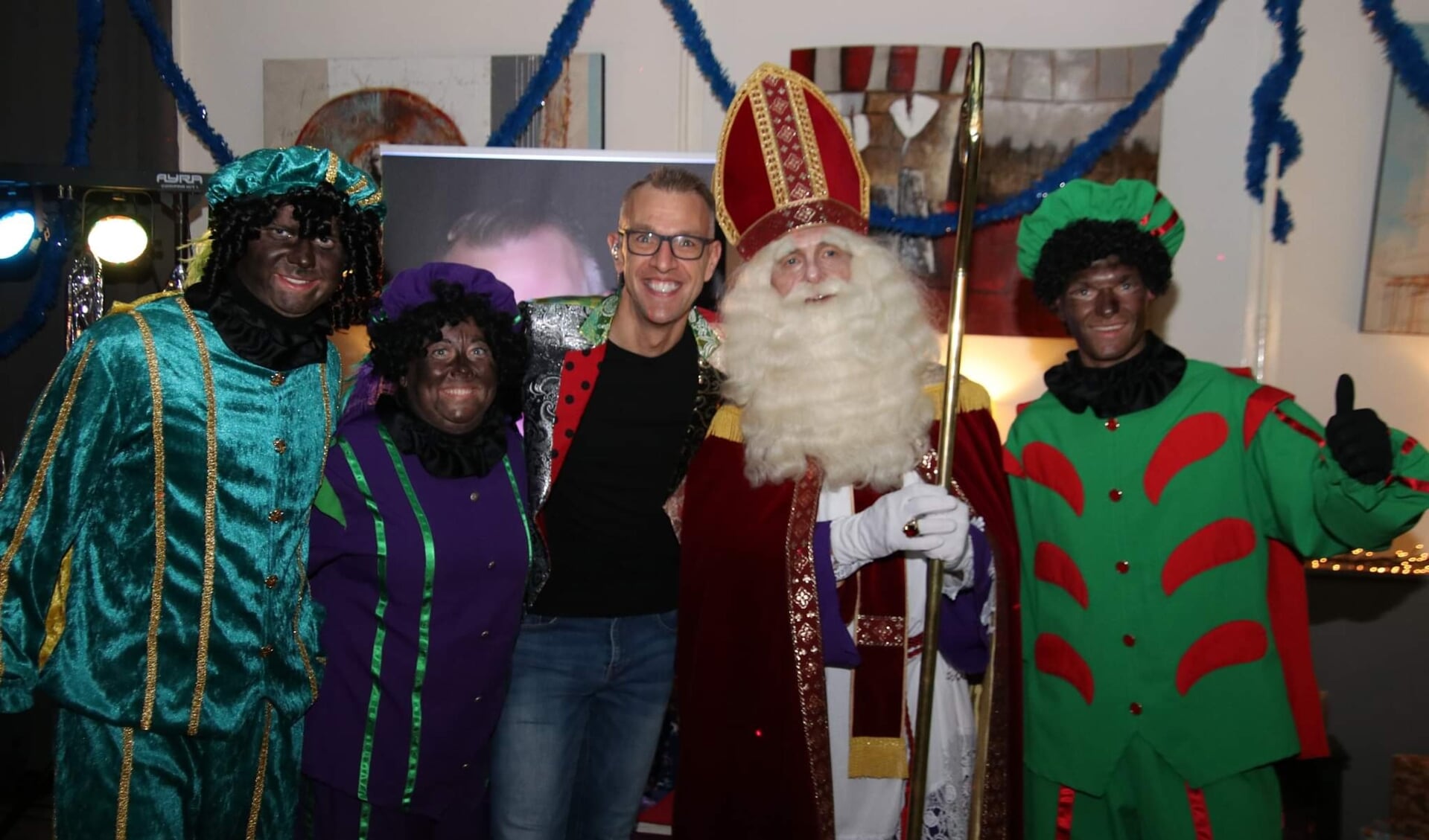 Naast De Hollander verzorgde Pietenband Sint Musica een spetterende show.