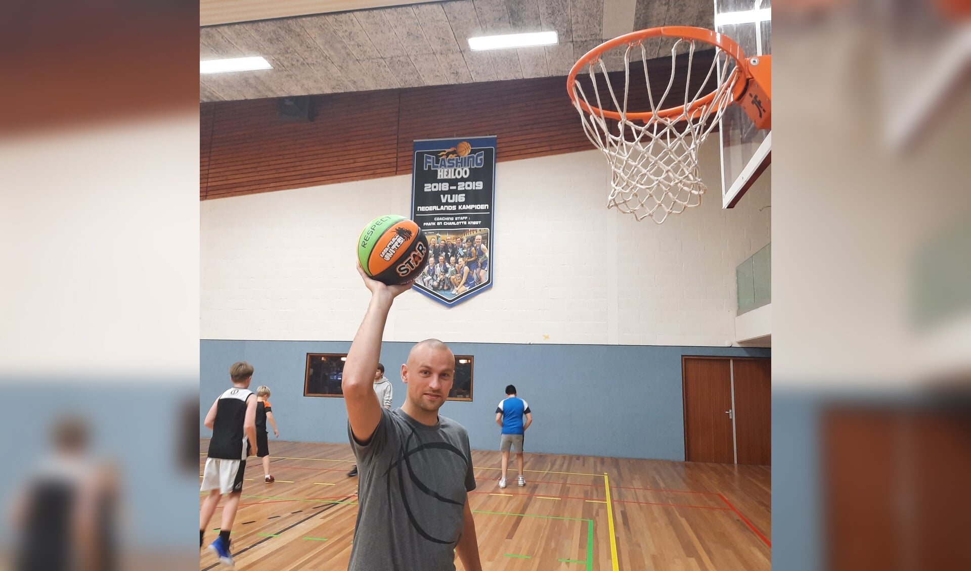Kris Appelman: "Basketball’sCool is er voor kinderen van 4 tot 9 jaar."