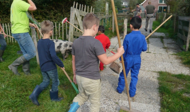 <p>Trek je werkkleren aan en help mee op de kijkboerderij van MAK.</p>