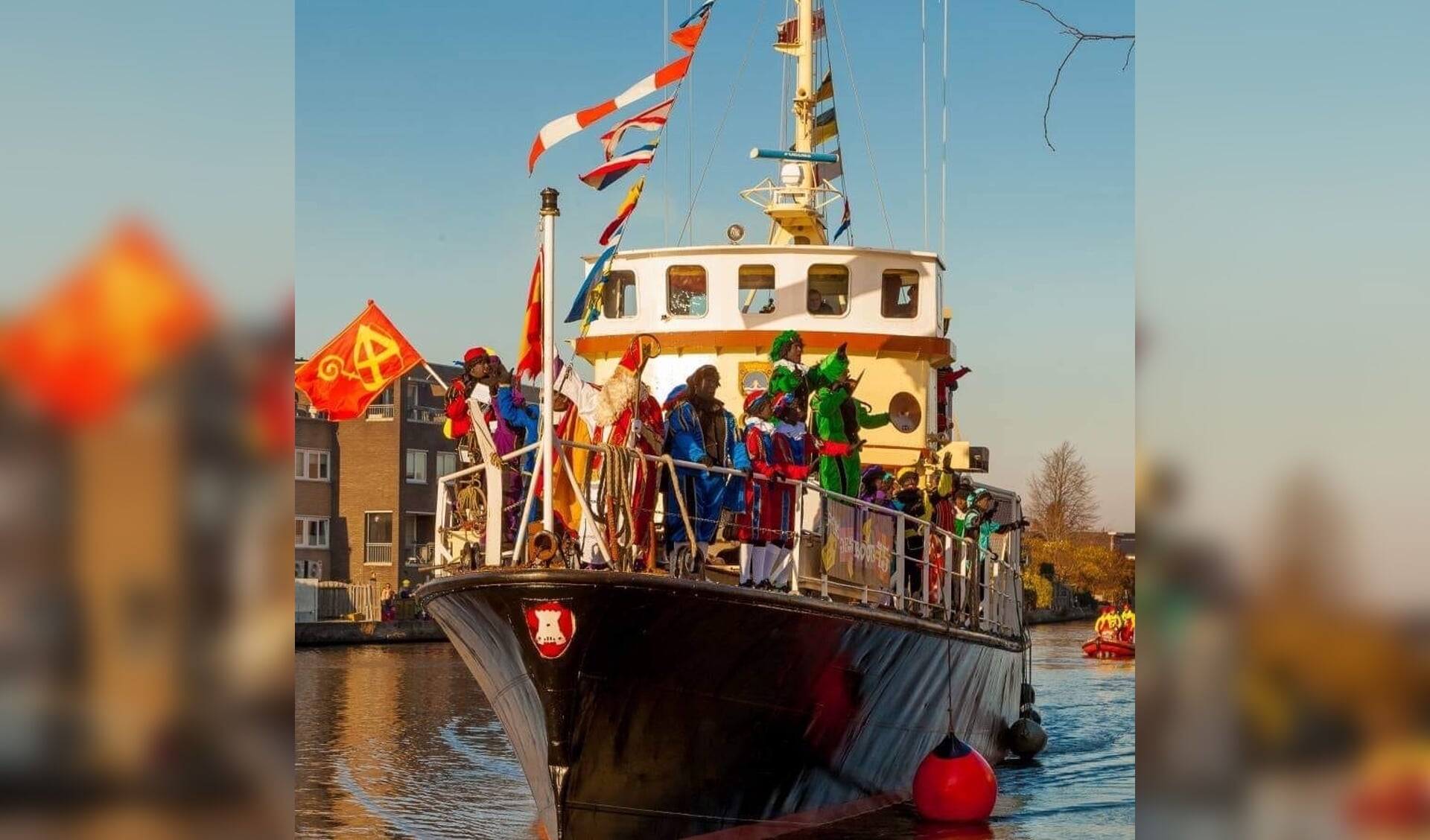 De Sint en zijn muziekpieten meren op 13 november aan in Boskoop.